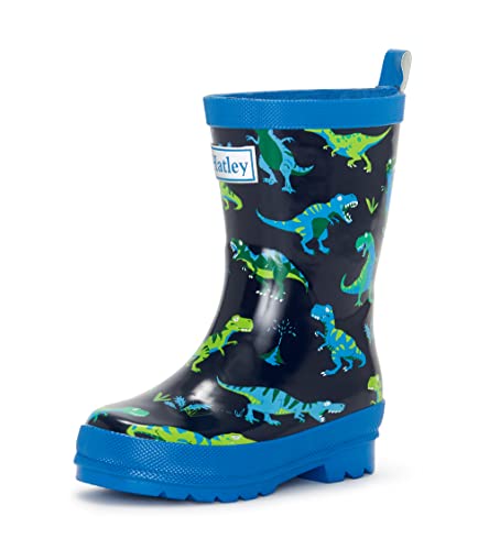 Hatley Baby-Jungen Regenstiefel Printed Wellington Rain Boot, Blue, 20 EU von Hatley