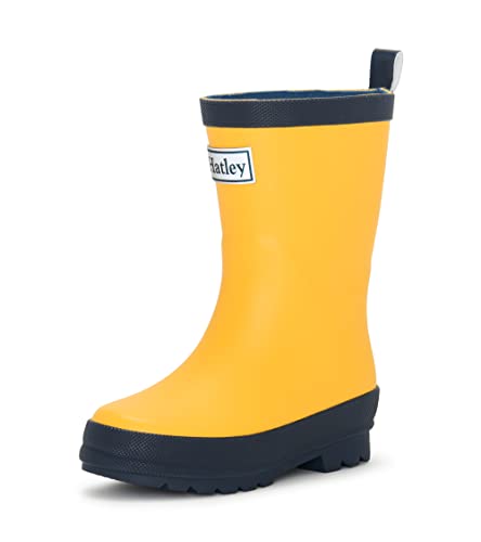 Hatley Classic Rain Boot Klassische Gummistiefel, Yellow, 34 EU von Hatley