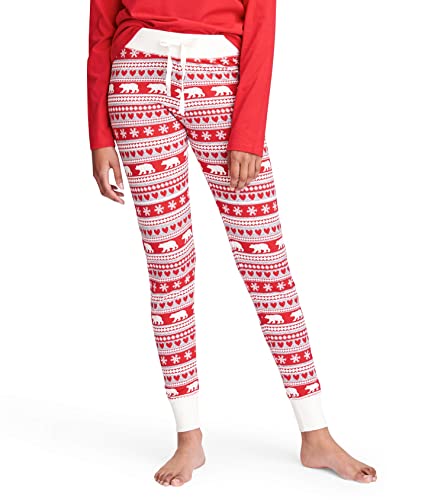 Hatley Damen Fair Isle Bear & Moose Family Pyjamas Zweiteiliger Schlafanzug, Rot (Women's Jersey Pyjama Leggings - Bear Fair Isle 600), L EU von Little Blue House