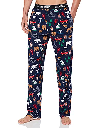 Hatley Herren Jersey Pajama Pants Pyjamaunterteil, True North, XL von Hatley