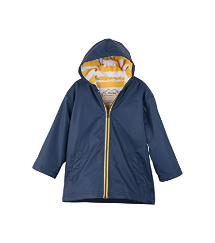 Hatley Unisex Kids Reißverschluss Zip-Up Splash Jacket Regenjacke, Blue, 4 Jahre von Hatley