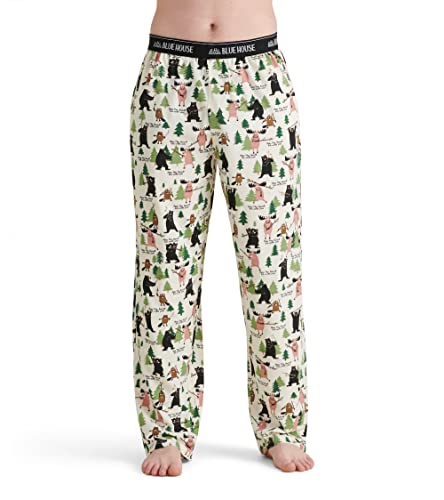 Little Blue House by Hatley Herren Pyjama Pants Pyjamaunterteil, May The Forest Be with You, Medium von Little Blue House