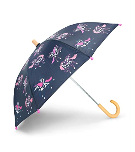 Hatley Mädchen Bedruckter Regenschirm Regenmantel, Farbwechselnde Pegasus-Sternbilder, One Size Hatley Mädchen Bedruckter Regenschirm Regenmantel, Farbwechselnde Pegasus-Sternbilder, One Size von Hatley