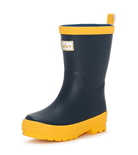 Hatley Unisex Kinder Classic Rain Boot Klassische Gummistiefel, Marineblau, 21 von Hatley