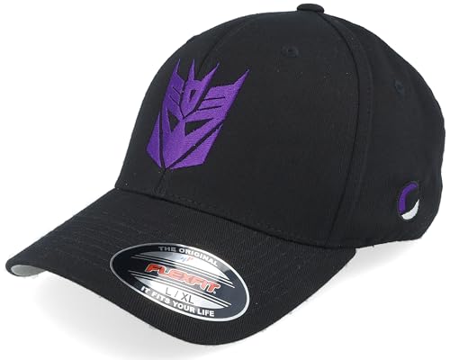 Hatstore Decepticons Logo Black Flexfit Cap - Grösse: S/M - (55-58 cm) von Hatstore