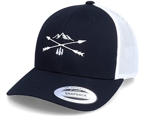 Hatstore Nature Arrow Cross 2 Tone Black/White Trucker Cap - Grösse: One Size - (55-60 cm) von Hatstore