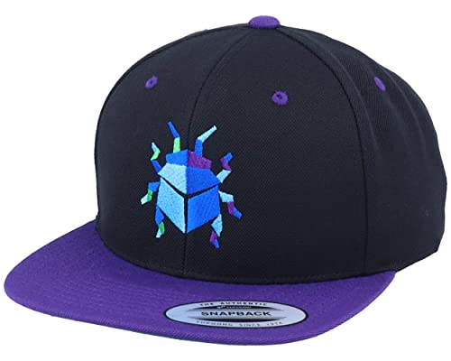 Hatstore Paper Scarab Black/Purple Snapback Cap - Grösse: One Size - (55-60 cm) von Hatstore