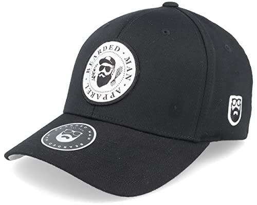 Hatstore The President of Beards Patch Black Flexfit Cap - Grösse: L/XL - (58-61 cm) von Hatstore