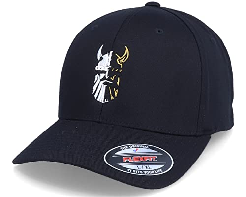 Hatstore Viking Logo Black Flexfit Cap - Grösse: S/M - (55-58 cm) von Hatstore