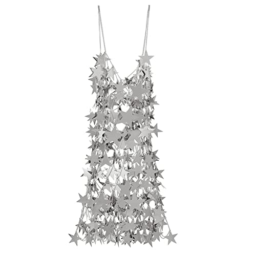 Körperkette für Damen, modisch, großer Stern, Pailletten, Rock, Bikinis, Kette, Schmuck, Kette für Partys, See product photo or description, Kunststoff Körperkette für Damen, modisch, großer Stern, Pailletten, Rock, Bikinis, Kette, Schmuck, Kette für Partys, See product photo or description, Kunststoff von Hattba