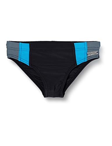 Haute Pression Jungen 515 Schwimm-Slips, Noir/Gris/Turquoise, 12A von Haute Pression