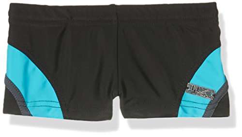 Haute Pression Jungen B20 Badeshorts, Schwarz (Noir/Gris/Bleu C01), 10 Jahre von Haute Pression