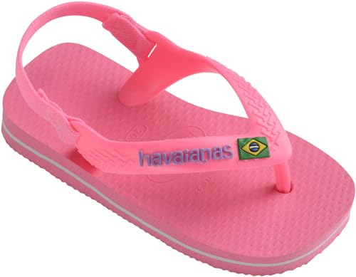 Havaianas Baby Brasil Logo, Flipflop, Crystal Rose, von Havaianas