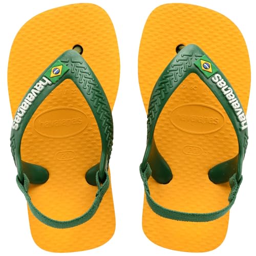 Havaianas Baby Brasil Logo Ii Pop YellowAmazon, Flipflop, POP YELLOW/AMAZON, 19 EU von Havaianas