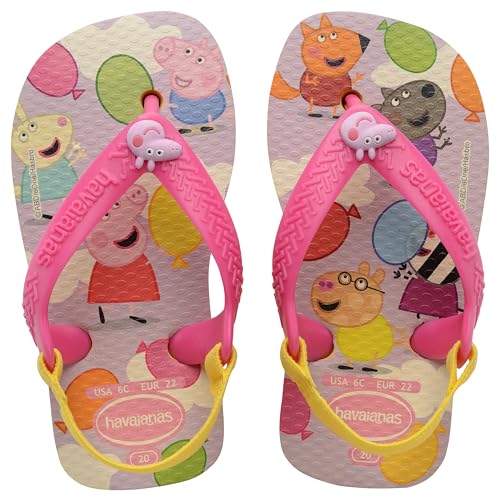 Havaianas Unisex Baby Peppa Pig Sandale, Citrus Yellow von Havaianas