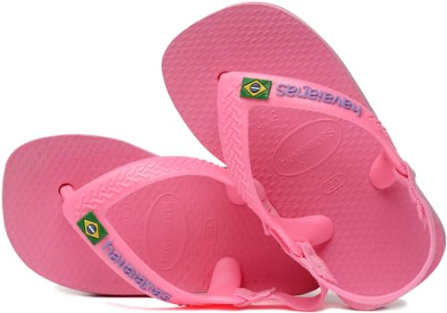 Havaianas Unisex Baby Brasil Logo Ii Flip-Flop, Kristall/Rosa, 23/24 EU von Havaianas