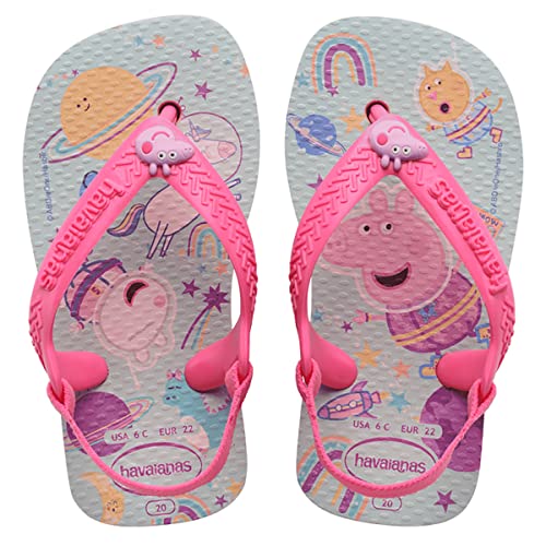 Havaianas Unisex Baby Peppa Pig Ballet Rose Flipflop, 20 BR (22 EU) von Havaianas