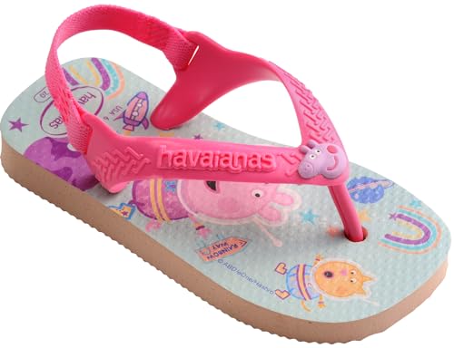 Havaianas Unisex Baby Peppa Pig Ballet Rose Flipflop, 22 BR/ 24 EU von Havaianas