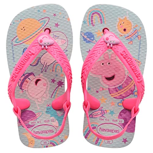 Havaianas Unisex Baby Peppa Pig Ballett Rose Flip-Flop, Ballettrose, 19 EU von Havaianas