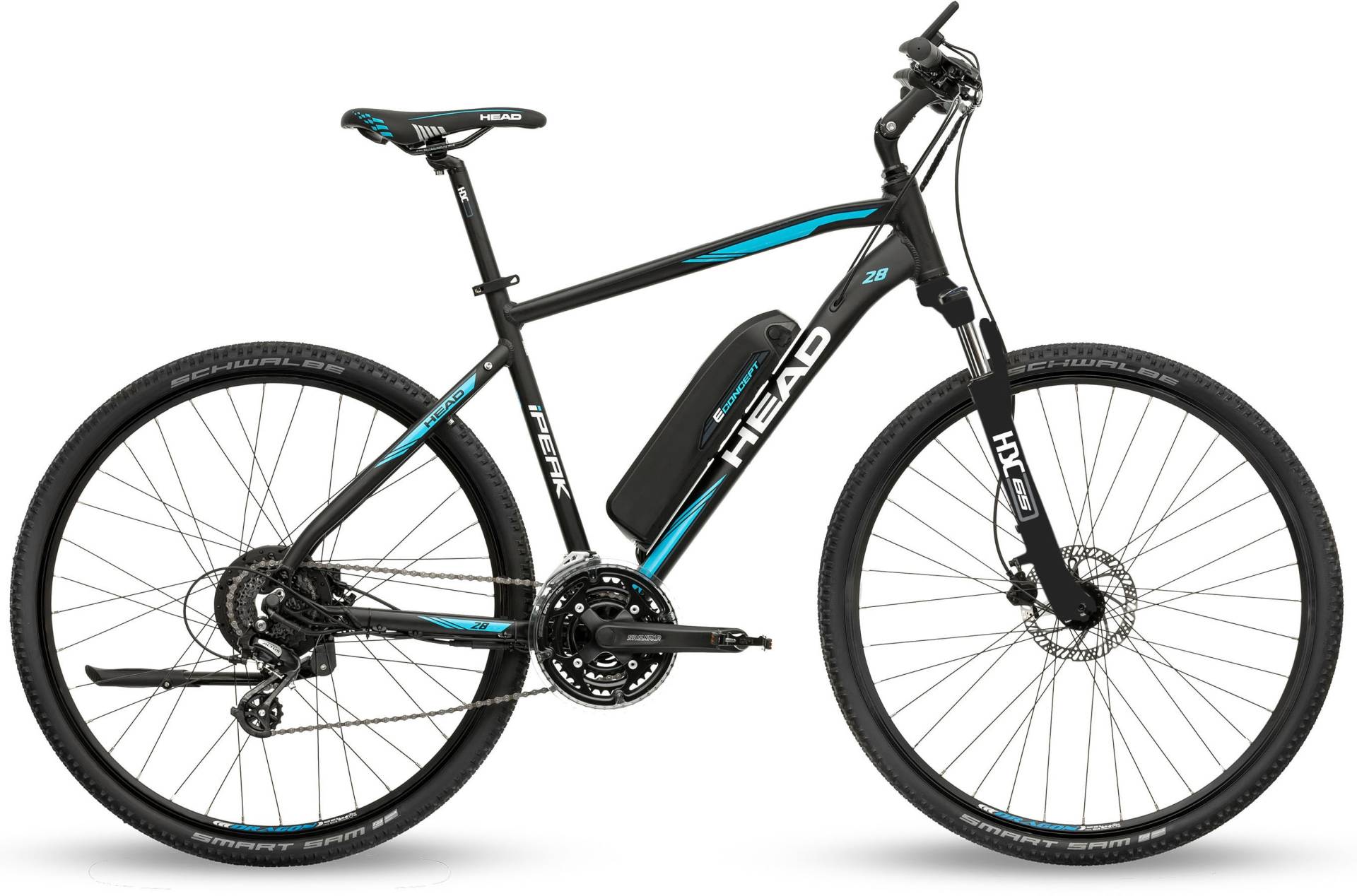 Head E-Bike "e I-Peak RM", 24 Gang, S-Ride, RDM200, Pedelec, Elektrofahrrad für Herren, Crossrad von Head