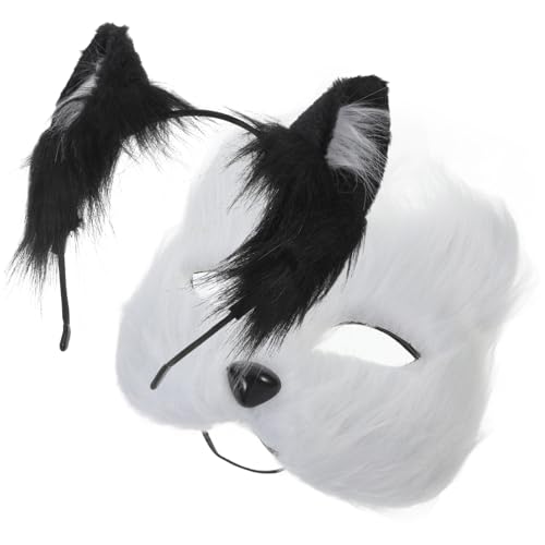 Healeved 1satz Furry Mask Für Halloween Halbe Gesichtsmaske Und Haarband Mit Ohren Für Cosplay Maskenbälle Und Karneval Wiederverwendbar Und Atmungsaktiv Healeved 1satz Furry Mask Für Halloween Halbe Gesichtsmaske Und Haarband Mit Ohren Für Cosplay Maskenbälle Und Karneval Wiederverwendbar Und Atmungsaktiv von Healeved