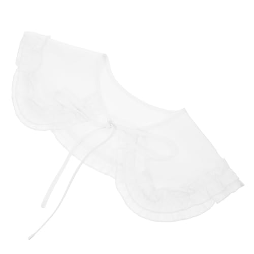 Healeved 1pc Frauen Weiß Hemd Kragen Abnehmbare Gefälschte Chiffon Kragen Modische Halb Hemd Für Bluse Healeved 1pc Frauen Weiß Hemd Kragen Abnehmbare Gefälschte Chiffon Kragen Modische Halb Hemd Für Bluse von Healeved