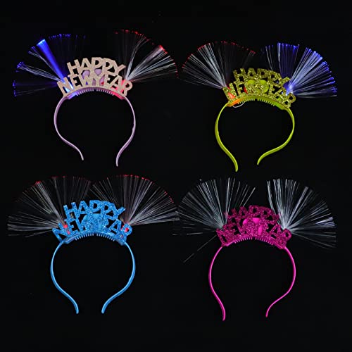 Healeved 4 Stück Neues Jahr Stirnband Partygeschenke Stirnbänder Silvesterdekorationen Rave Blinkendes Stirnband Jahre Glasfaser-nachtlicht Haarreif Für Die Silvesterparty Jahr Haarband Led Healeved 4 Stück Neues Jahr Stirnband Partygeschenke Stirnbänder Silvesterdekorationen Rave Blinkendes Stirnband Jahre Glasfaser-nachtlicht Haarreif Für Die Silvesterparty Jahr Haarband Led von Healeved