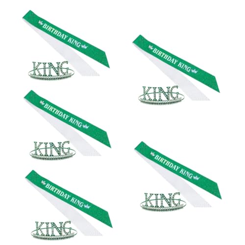 Healeved 5sätze Krone Für Jungen Mit Schärpe Geburtstags-kopfschmuck Für Jungen Elegantes Design Deko Für Geburtstagsfeiern Und Themenveranstaltungen Komfortabel Und Langlebig Healeved 5sätze Krone Für Jungen Mit Schärpe Geburtstags-kopfschmuck Für Jungen Elegantes Design Deko Für Geburtstagsfeiern Und Themenveranstaltungen Komfortabel Und Langlebig von Healeved
