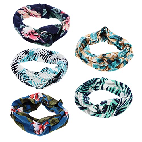 Healeved Stirnband 5 Stück Sport-stirnbänder Für Damen Und Herren Elastische Wickel Für Outdoor-dekorationen Healeved Stirnband 5 Stück Sport-stirnbänder Für Damen Und Herren Elastische Wickel Für Outdoor-dekorationen von Healeved