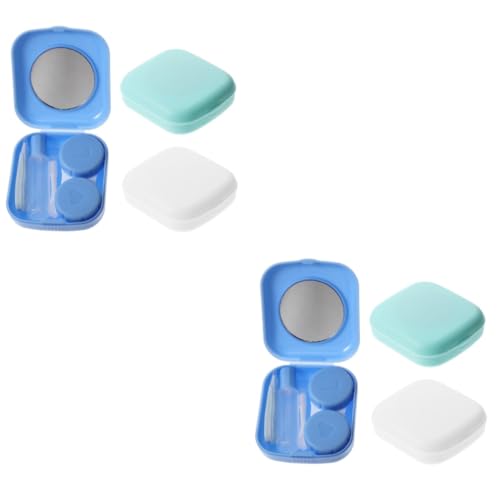 Healeved 6 Sätze Kontaktlinsenbehälter Reise-Kontaktlinsenhalter - Halter Kontaktlinsen-Organizer Lenses case Kontaktlinsenbox exquisiter Kontaktlinsenhalter Kontaktlinsenset pp Healeved 6 Sätze Kontaktlinsenbehälter Reise-Kontaktlinsenhalter - Halter Kontaktlinsen-Organizer Lenses case Kontaktlinsenbox exquisiter Kontaktlinsenhalter Kontaktlinsenset pp von Healeved