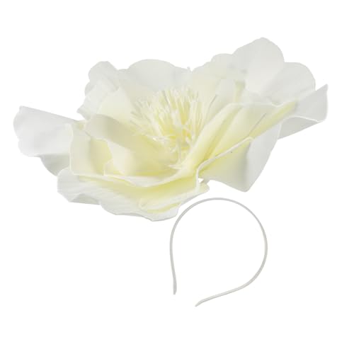 Healeved Großes Blumenstirnband Blumen- Blumenkopfschmuck Braut- Party Hüte Erste Rosa Zubehör Frauen Hut Tag Für Hochzeit Blumenhut Frauen Kopfschmuck Stoff Beige Healeved Großes Blumenstirnband Blumen- Blumenkopfschmuck Braut- Party Hüte Erste Rosa Zubehör Frauen Hut Tag Für Hochzeit Blumenhut Frauen Kopfschmuck Stoff Beige von Healeved