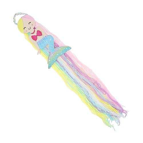 Healeved Haarnadel Organizer mit Quaste Meerjungfrau Wandbehang für Haarschmuck für Kinderzimmer und Partys Hübsche Aufbewahrungslösung für Haaraccessoires Healeved Haarnadel Organizer mit Quaste Meerjungfrau Wandbehang für Haarschmuck für Kinderzimmer und Partys Hübsche Aufbewahrungslösung für Haaraccessoires von Healeved