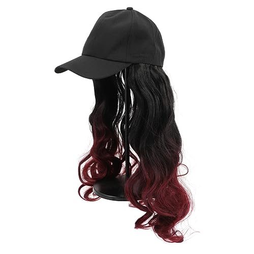 Healeved Damen Perücke Hut Mit Langem Lockigem Haar Einteilige Modische Haarverlängerung Für Besondere Anlässe Und Alltag Aus Hochwertigem Kunstfaser-material Leicht Anzuziehen Healeved Damen Perücke Hut Mit Langem Lockigem Haar Einteilige Modische Haarverlängerung Für Besondere Anlässe Und Alltag Aus Hochwertigem Kunstfaser-material Leicht Anzuziehen von Healeved