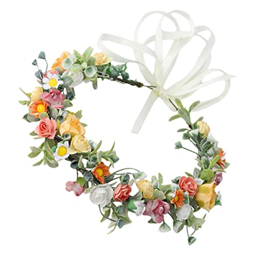 Healeved Blumenhaarband Kopfbedeckung Mädchen Stirnbänder Mädchen Kopfschmuck Hochzeit Stirnband Healeved Blumenhaarband Kopfbedeckung Mädchen Stirnbänder Mädchen Kopfschmuck Hochzeit Stirnband von Healeved