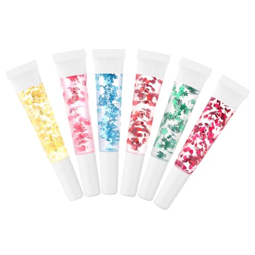 Healvian 6 Pcs Tragbarer Lipgloss Natürliches Lippenfeuchtigkeitsöl Farblose Lippenpflege Für Frauen Mädchen Healvian 6 Pcs Tragbarer Lipgloss Natürliches Lippenfeuchtigkeitsöl Farblose Lippenpflege Für Frauen Mädchen von Healvian