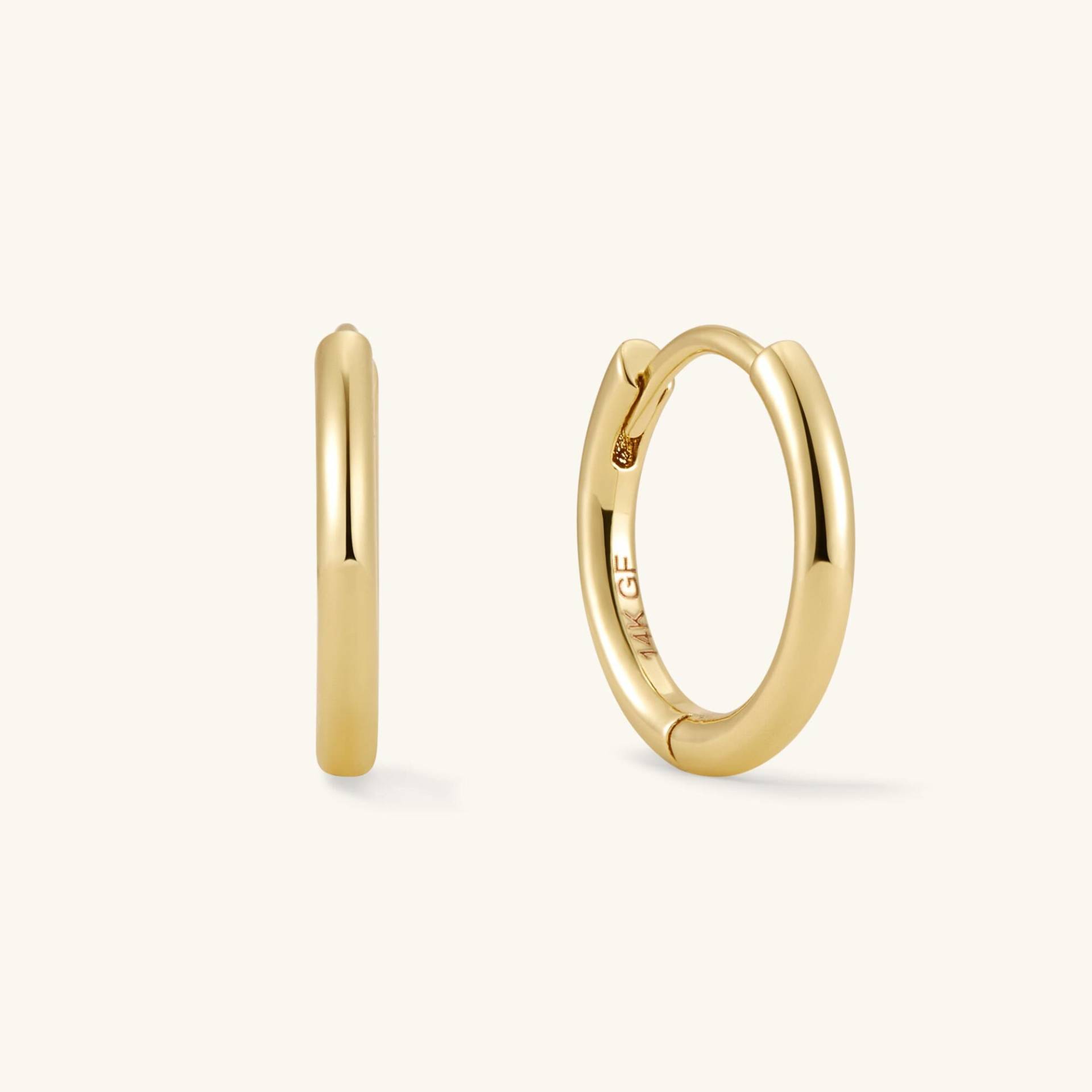 14K Gold Creolen Für Frauen Kleine Filled Ohrringe Große Minimalist Mama Geschenk Sie von HeartMadeofGold