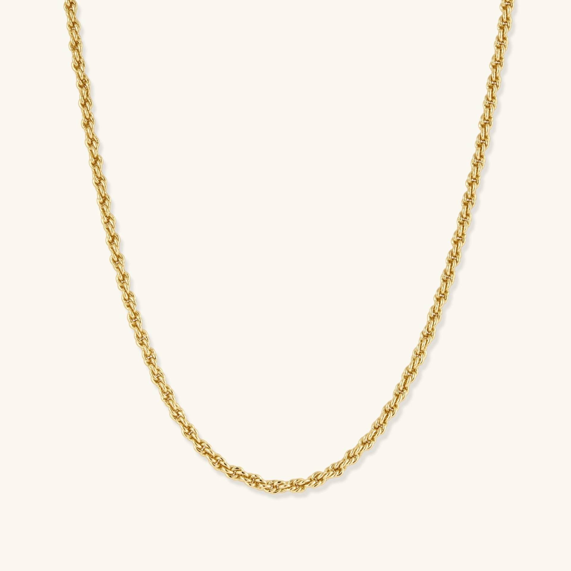 14K Gold Gefüllt Seil Kette Halskette Layered Twisted Zierliche Dickes Geschenk Für Sie von HeartMadeofGold