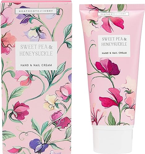 Heathcote & Ivory Sweet Pea & Honeysuckle Hand- und Nagelcreme, 100 ml von Heathcote & Ivory