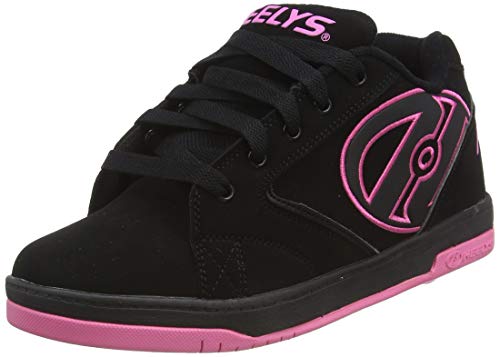 Heelys, Mädchen Propel 2.0 770291 Lauflernschuhe Sneakers, Mehrfarbig (Black/Hot Pink), 35 EU (3 UK) von Heelys