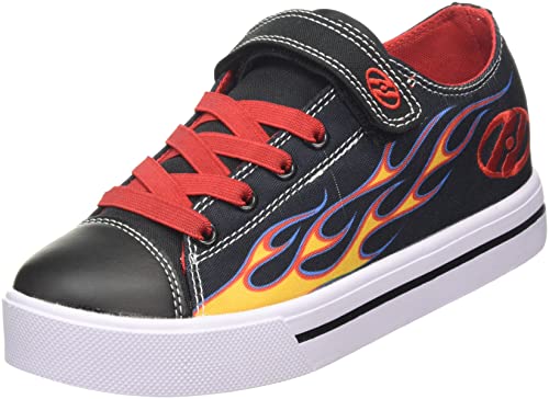 Heelys Hly-b2w-8332 Schuhe mit Rollen, Schwarz Gelb Rot Flamme, 33 EU von Heelys