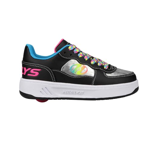 Heelys Rezerve Low Schuhe mit Rollen, Schwarz Silber Multi, 35 EU von Heelys