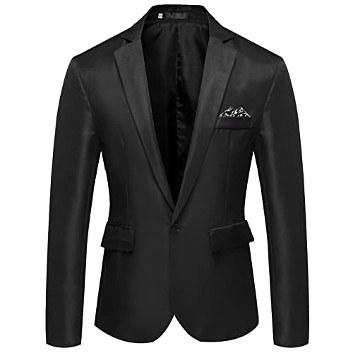 Hehiy Anzugjacke Herren Slim Fit Sakko Modern Blazer Regular Fit Anzug Lässig Blazer Herren Anzug 3 Teilig Herren Sportanzug Herren Sakko Sportlich Modern Regular Fit für Party,Business von Hehiy