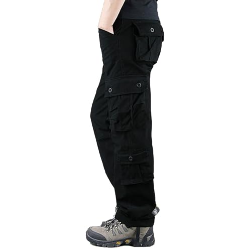 Hehiy Cargo Hose für Männer Jagdhose Herren Arbeitshose Herren Jeans Cargohosen Herren Schwarz Chino Hosen Stretch MäNner von Hehiy