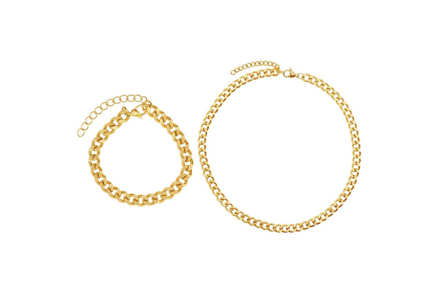 Heideman Collier Set Belly goldfarben (inkl. Geschenkverpackung), Geschenkset für Damen mit Kette und Amrband von Heideman