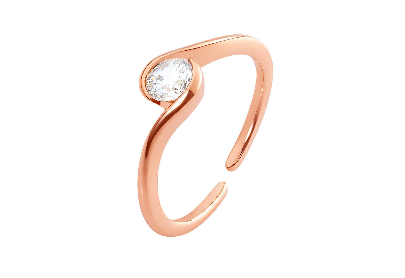 Heideman Fingerring Blix rose goldfarben (Ring, 1-tlg., inkl. Geschenkverpackung), Damenring für Frauen von Heideman