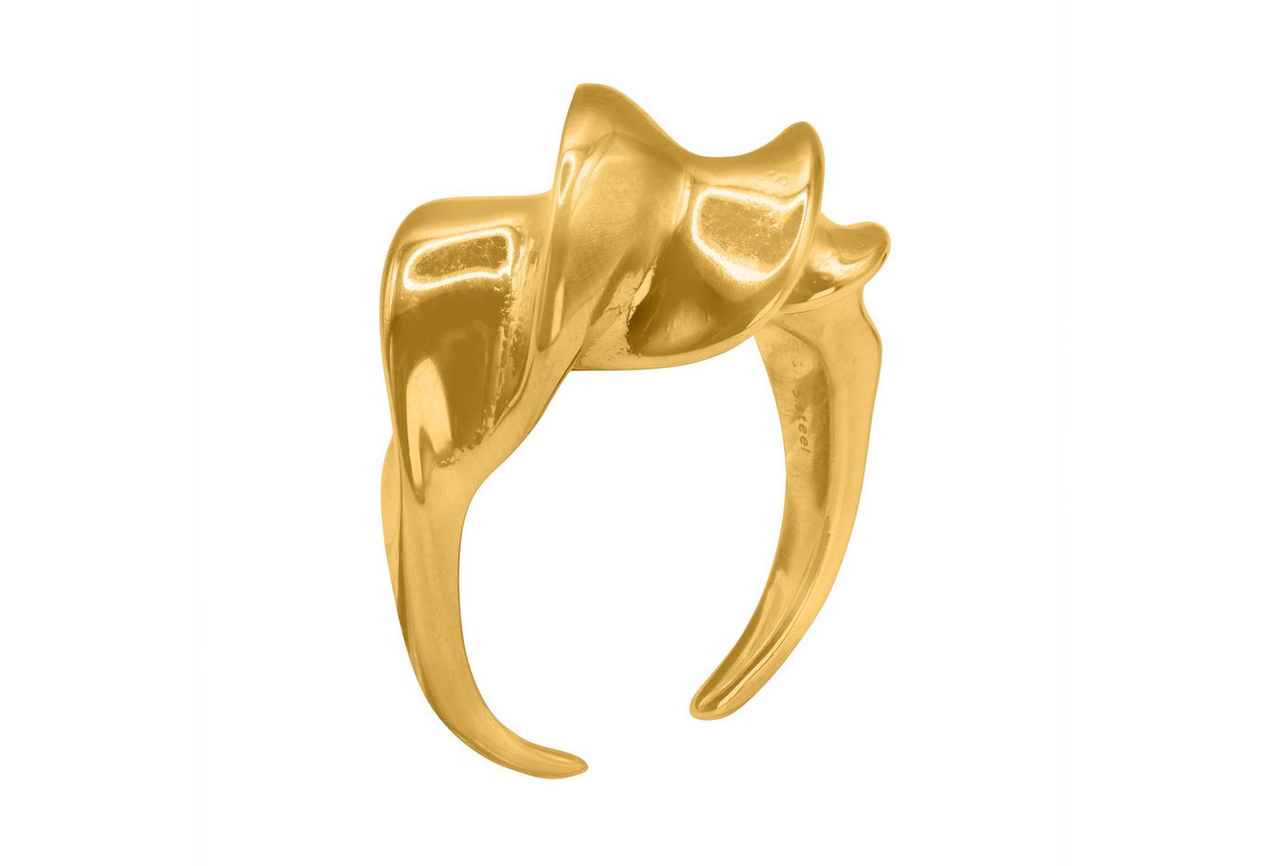 Heideman Fingerring Plini goldfarben (Ring, 1-tlg., inkl. Geschenkverpackung), One Size Ring Frauen von Heideman