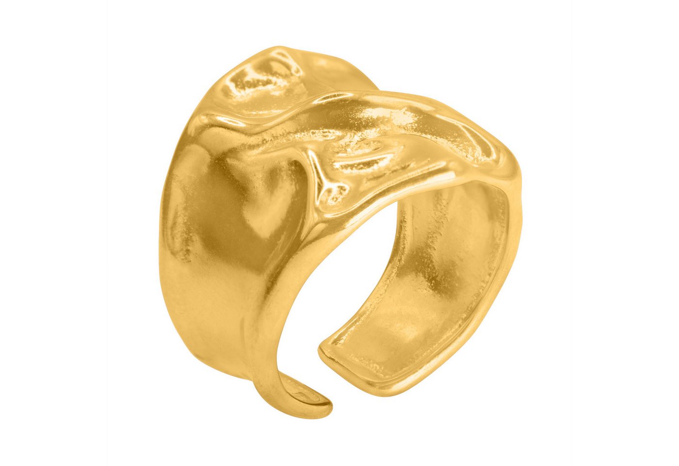 Heideman Fingerring Publio goldfarben (Ring, 1-tlg., inkl. Geschenkverpackung), One Size Ring Frauen von Heideman