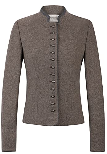 Heimatgwand Damen Elisabeth Lodenjacke, nuss, 34 EU von Heimatgwand