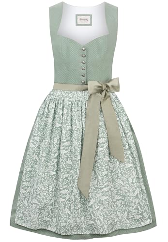 Heimatgwand Damen Rhianna Salbei Dirndl, 38 von Heimatgwand