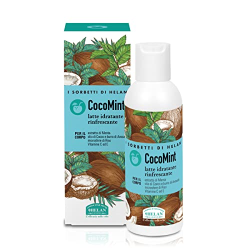 Helan, I Sorbetti CocoMint - Feuchtigkeitsspendende Körpercreme für trockene Haut, Damen und Herren, erfrischende duftende Körpercreme mit Minze, Kokosöl und Vitamin C, Duftmilch mit Vitamin E, 150 ml Helan, I Sorbetti CocoMint - Feuchtigkeitsspendende Körpercreme für trockene Haut, Damen und Herren, erfrischende duftende Körpercreme mit Minze, Kokosöl und Vitamin C, Duftmilch mit Vitamin E, 150 ml von Helan